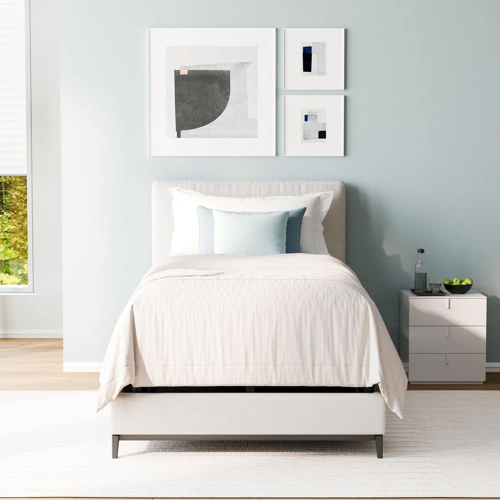 HOMZENE Heavy-Duty 9-in. Twin XL Metal Box Spring with Strong Support ...