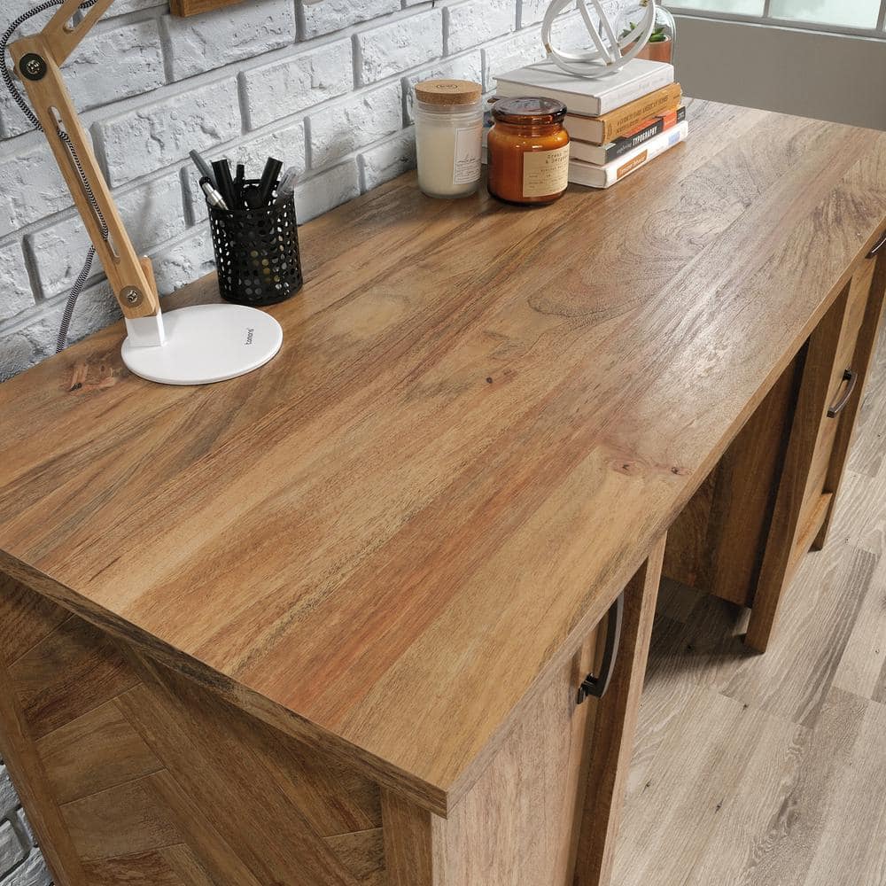Sindoori Mango 53'' Home Office Desk with Filing Cabinet