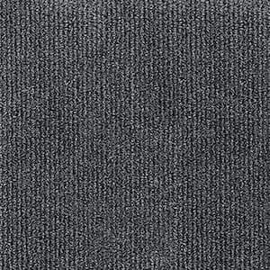 Inspirations - Smoke - Gray Residential 18 x 18 in. Peel and Stick Carpet Tile Square (36 sq. ft.)
