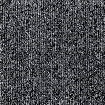 Peel and Stick Inspirations Smoke Ribbed 18 in. x 18 in. Residential Carpet Tile (16 Tiles/Case)
