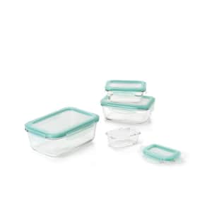 Good Grips 8-Piece Smart Seal Glass Rectangle Container Set