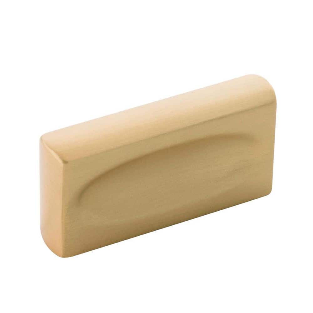 Ingot Collection Pull 1 in. (25mm) Center to Center Brushed Golden Brass Bar Cabinet Pull price history on PriceWatchPro
