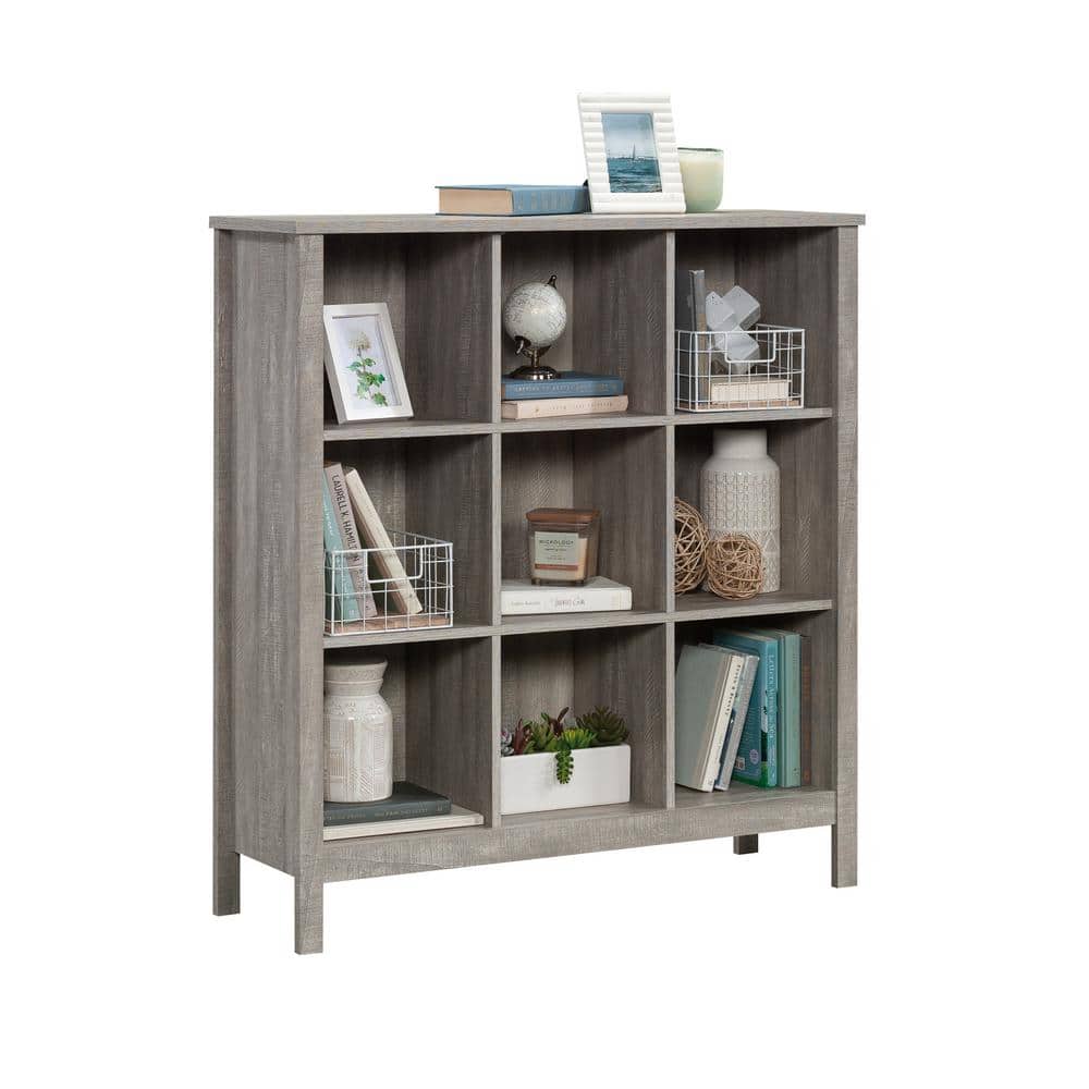 Spring Maple 9-Cube Storage Bookcase with MDF Shelves