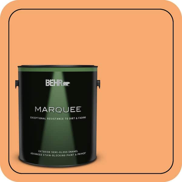 BEHR MARQUEE 1 gal. #P230-5 Florida Sunrise Semi-Gloss Enamel Exterior Paint & Primer
