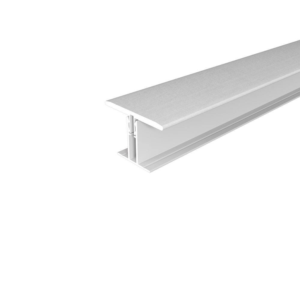 Alusions 1.5 in. x 2.19 in. x 8 ft. Arctic Snow White Composite Aluminum H Trim Kit  for 1 in. Board price history on PriceWatchPro