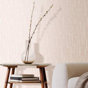 Italian Design Light Beige Silk Texture Vinyl on Non-Woven Non-Pasted Wallpaper Roll (Covers 57.75 sq.ft.)