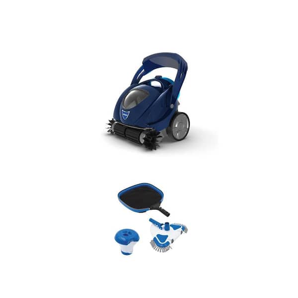 PLSHD Spa Manual Cleaning Kit and SPABOT Cordless Robotic Pool Vacuum Combo