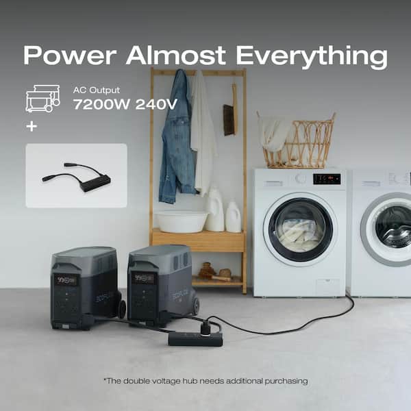 EcoFlow Battery Solar Generator DELTA Pro 3600Wh Solar, 3600W