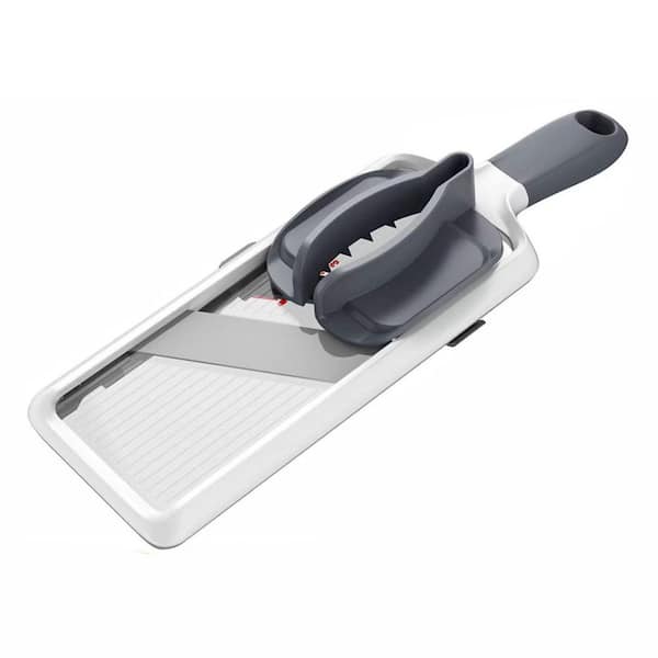 Stainless Steel Adjustable Vegetable Slicer with Non-Slip Handle, Mandoline Slicer for Kitchen, Set of 1