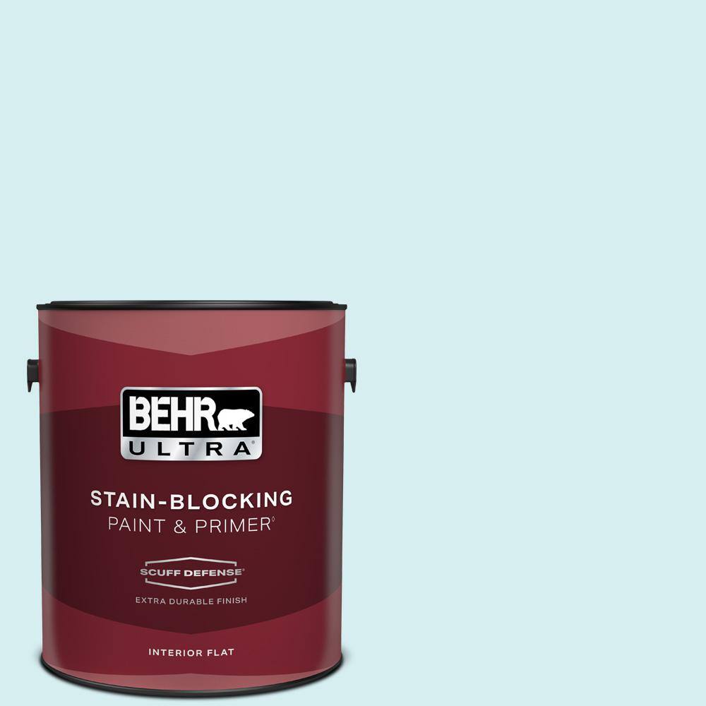 BEHR ULTRA 1 gal. 520A1 Lakeside Mist Extra Durable Flat Interior