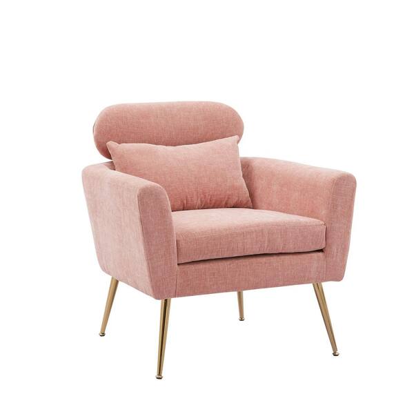 light pink armchair