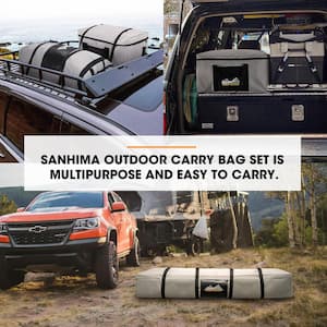 Waterproof Camping Bag Set, Contains 1 Canopy Storage Bag, 1 Sleeping Gear Storage Bag and 1 BBQ Tool Storage Bag