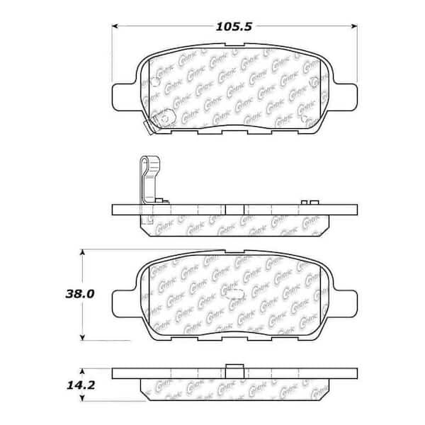 Centric Parts Disc Brake Pad Set