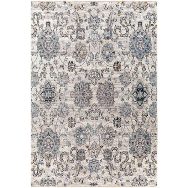 Artistic Weavers Babel Timberwolf Beige Traditional 5 ft. x 8 ft. Indoor Area Rug