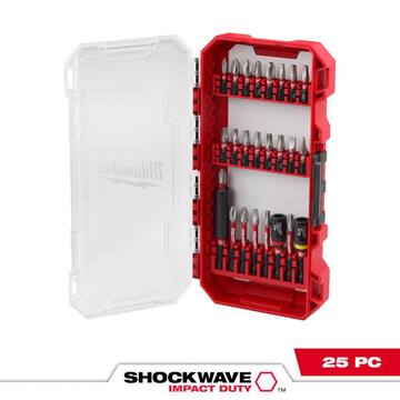 SHOCKWAVE Impact Duty Alloy Steel Screw Driver Bit Set (25-Piece)