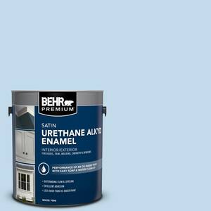 1 gal. #M520-2 After Rain Urethane Alkyd Satin Enamel Interior/Exterior Paint