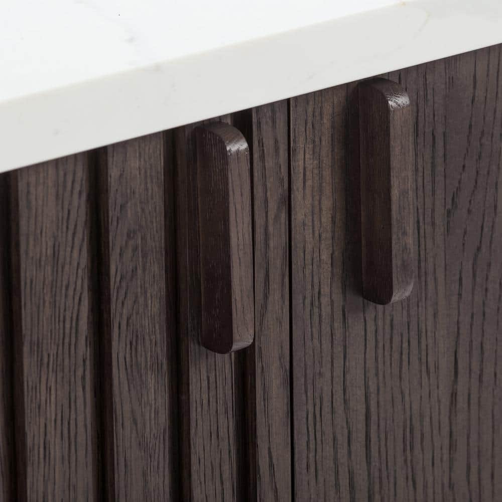 Blakely 36'' Dark Brown Oak Bathroom Vanity Base