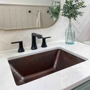 Hawking 18 Gauge 20 in. Copper Dual Flex Bath Sink in Aged Copper