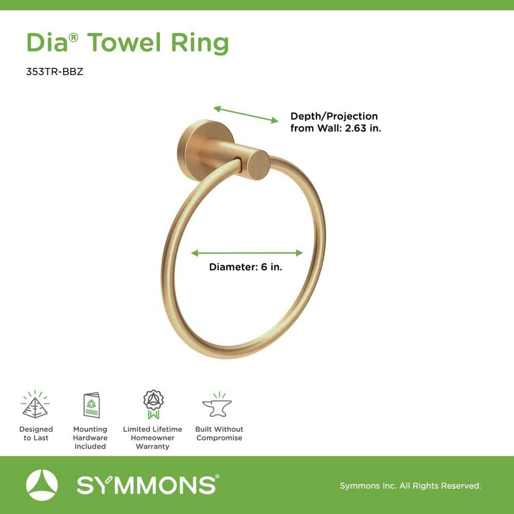 Brushed Bronze 4-Piece Bathroom Hardware Set