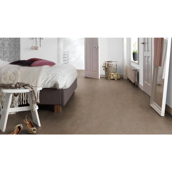 Forbo Flooring Systems Marmoleum Cinch Loc Seal Lemon Zest 10-mm T x 12-in W x 36-in L Waterproof Tile Look Laminate Flooring (20.34-sq ft / Carton)