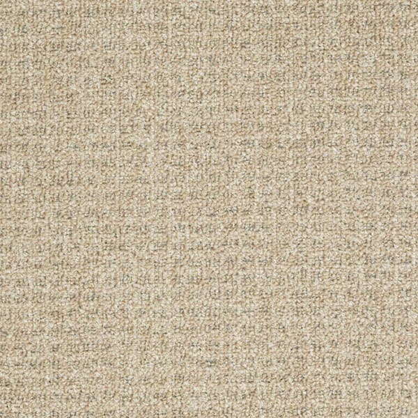 TrafficMaster Burana - Golden Grain - Brown 19 oz. SD Olefin Berber Installed Carpet
