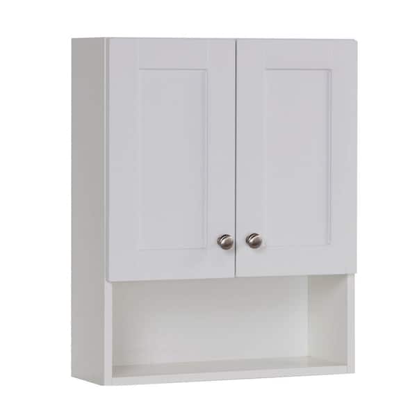 Toilet Bathroom Storage Wall Cabinet, White Over The Toilet Cabinet
