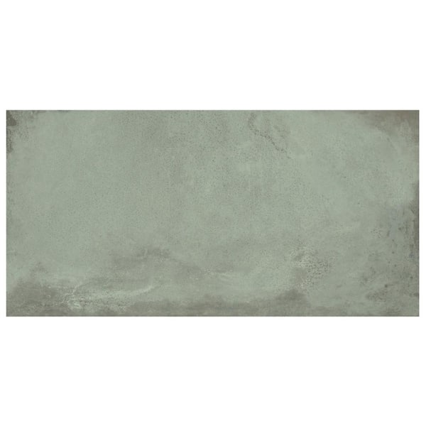 Ivy Hill Tile Angela Harris Fuller Aquamarine 4 in. x 0.39 in. Matte Porcelain Floor and Wall Tile Sample