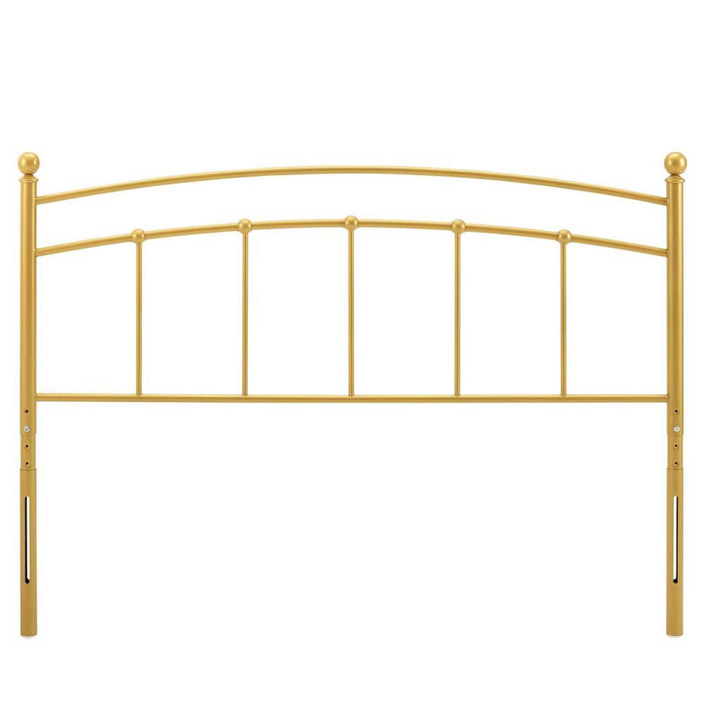 Reviews for MODWAY Abigail Gold King Metal Headboard Pg 1 The Home