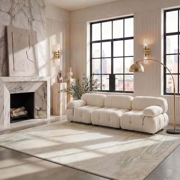 Reviews for SAFAVIEH Adirondack 8 ft. x 10 ft. Ivory/Gold Abstract Area ...