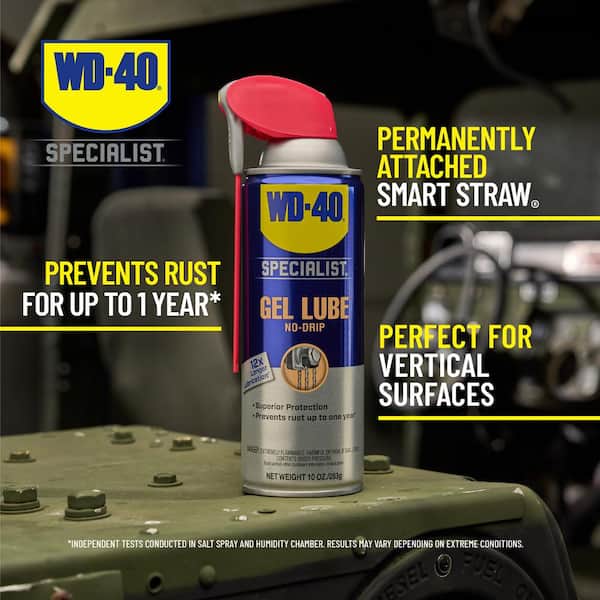 10 oz. Gel Lube, No-Drip Formula with Smart Straw Spray (2-Pack)