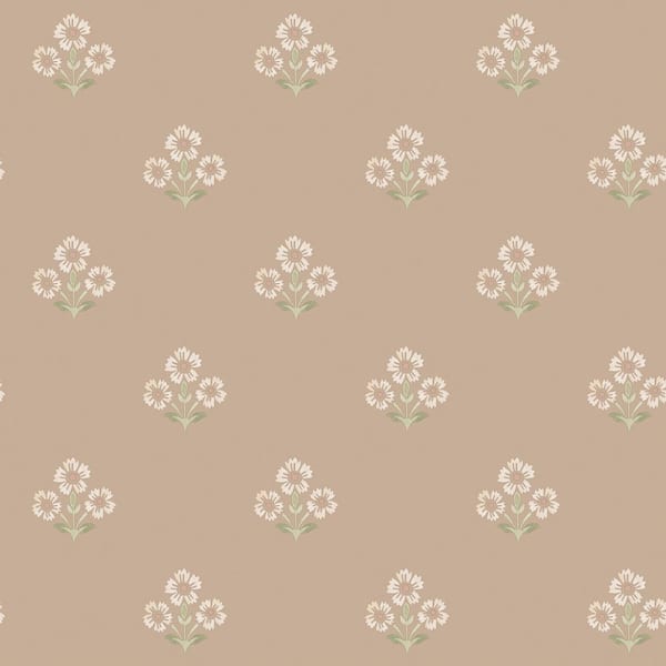 HOLDEN Daisy Motif Pink Non-Pasted Wallpaper (Covers 56 sq. ft.)
