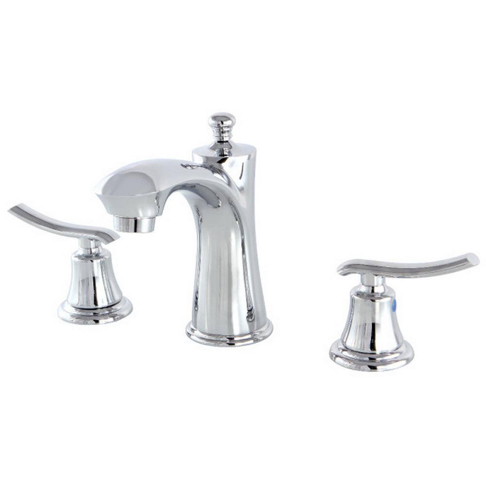 Kingston Brass Jamestown 8 in. Widespread 2-Handle Bathroom Faucet in ...