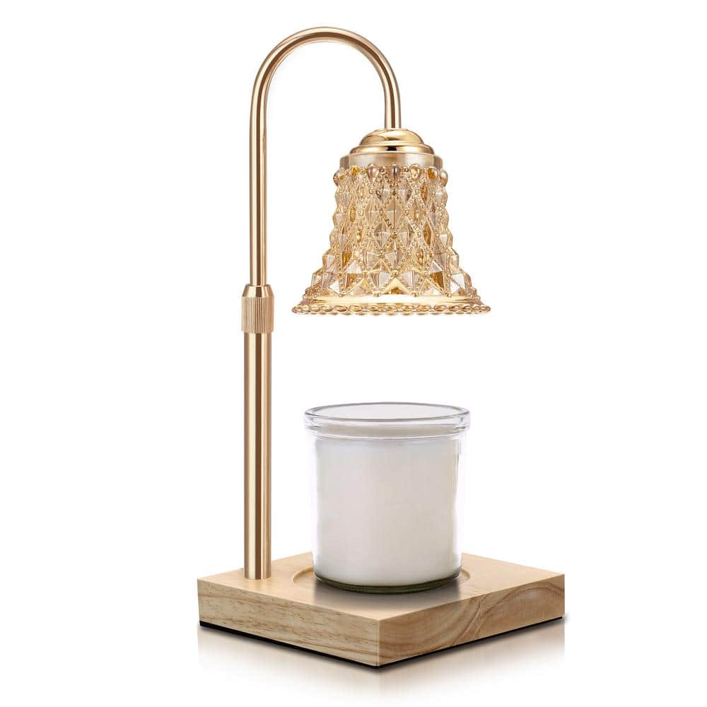 12 in. Gold Gooseneck Wax Melting Bell Lamp, Sleek Design with Adjustable Timer price history on PriceWatchPro