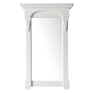 Brookfield 26 in. W x 41.3 in. H Framed Rectangle Bathroom Vanity Mirror in Bright White