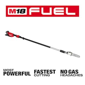 M18 FUEL 10 in. 18V Brushless Cordless Telescoping Pole Saw Kit w/8 in. Hatchet Pruning Saw, 12.0 Ah Battery, Charger