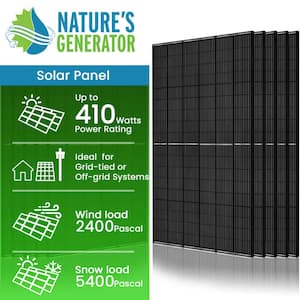 410-Watt Monocrystalline Solar Panels (10-Pack)