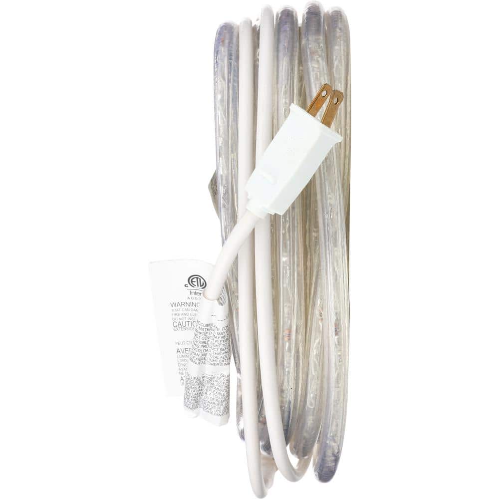48-Foot Cool White LED Outdoor Rope Light Kit