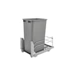 Rev-A-Shelf Single 35 Qt. Pull-Out Top Mount Gray Container for 1-1/2 ...
