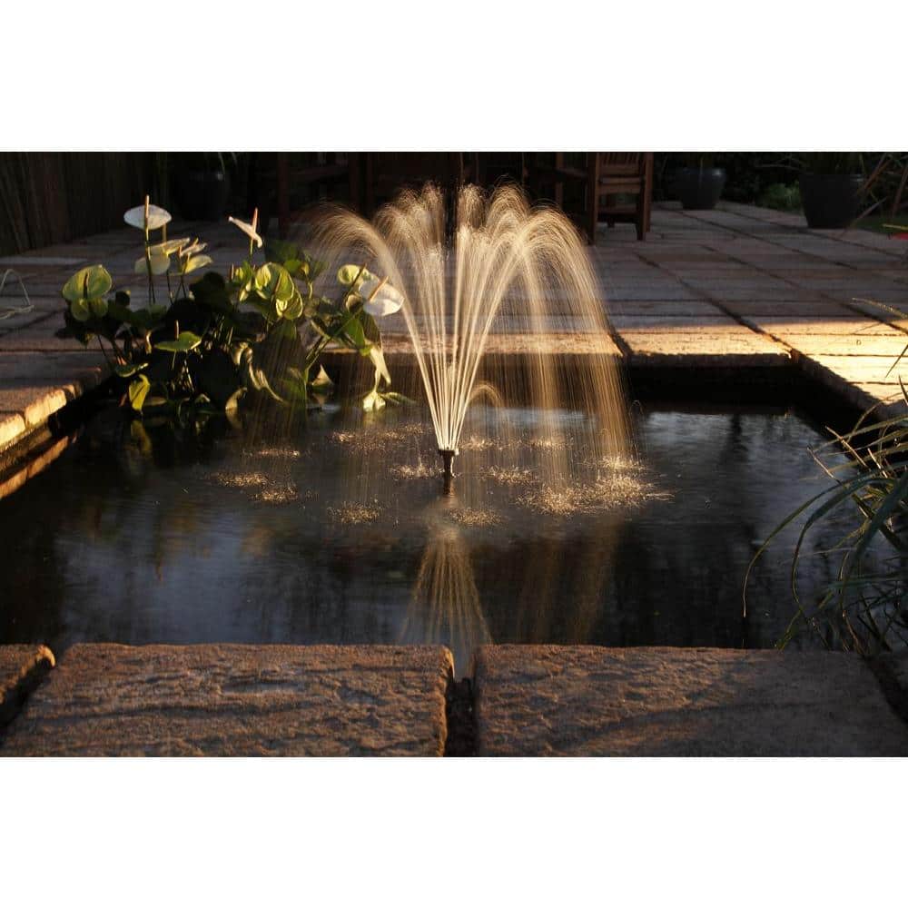 Pennington Aqua Garden 192-GPH Black Electric Submersible Pond Pump Kit