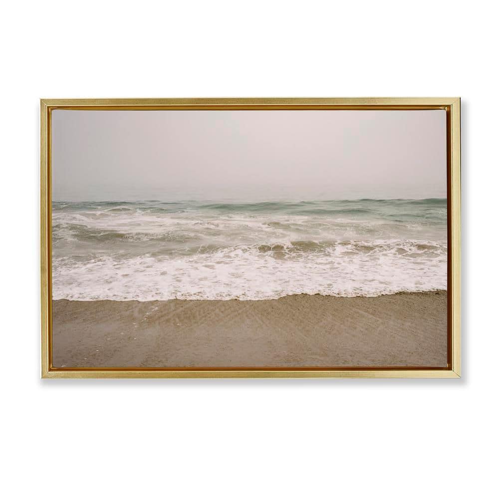 Peaceful Point Reyes by Crystal Lynn Collins Gold Floater Frame Coastal Graphic Art Print 17 in. x 25 in. price history on PriceWatchPro