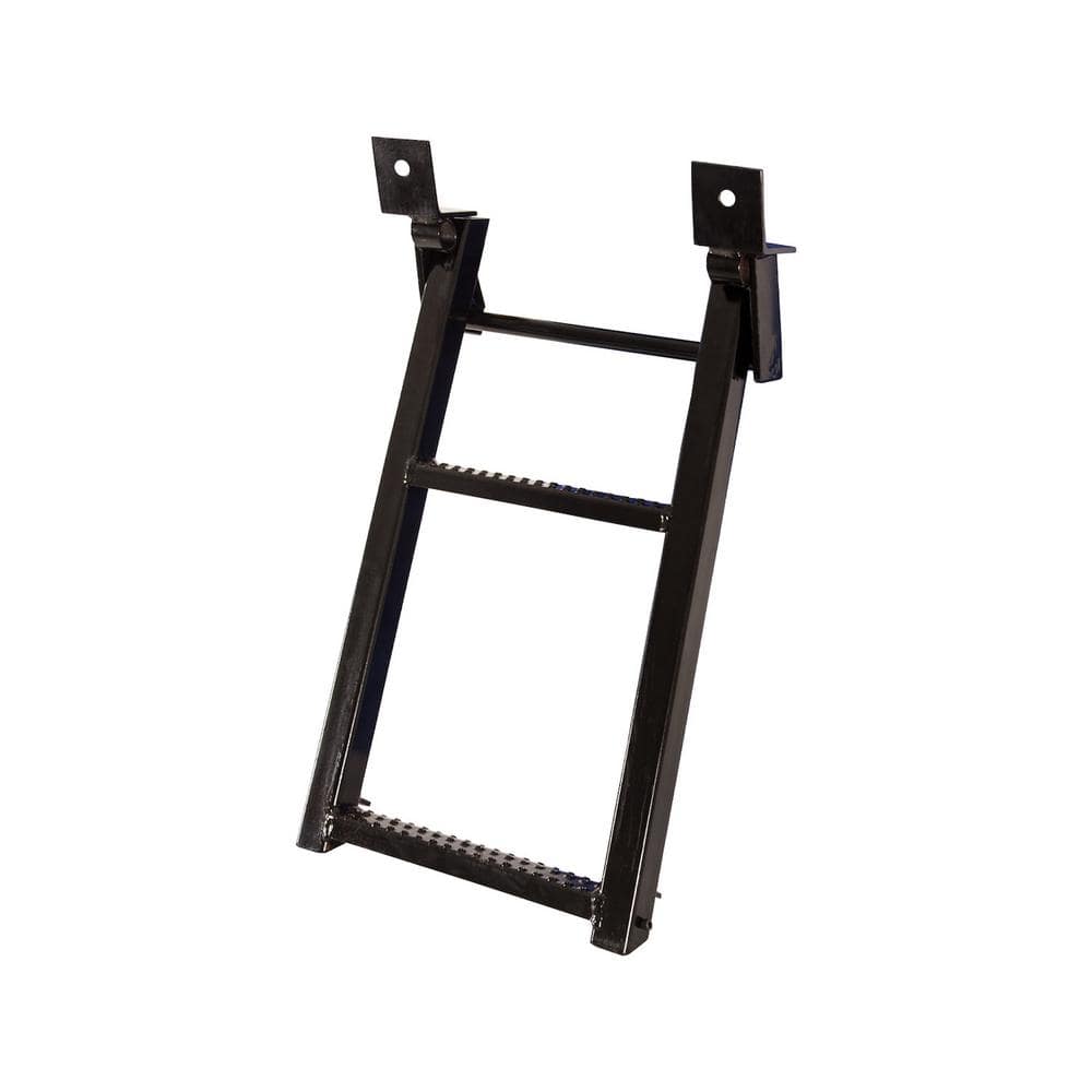 2-Rung 17.38 in. x 30.25 in. Black Retractable Truck Steps with Nonslip Tread price history on PriceWatchPro