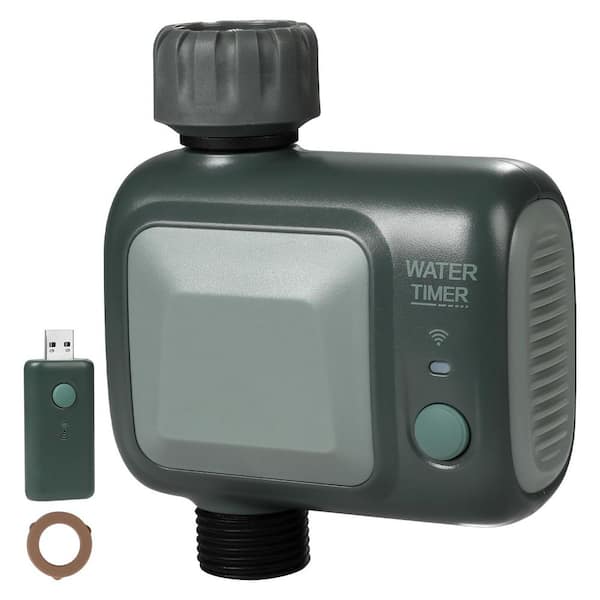 WiFi Sprinkler Timer, Smart Hose Faucet Water Timer, Irrigation Controller, APP Control via 2.4 Ghz WiFi or Bluetooth