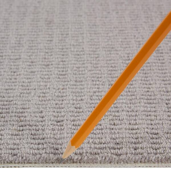 Natural Harmony Terrain - Quarry - Gray 13.2 ft. 34 oz. Wool Loop