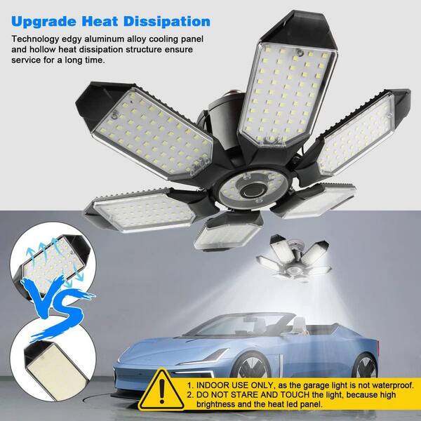 Lukyamzn 160W LED Ceiling Light 64000-Lumens 6500K Super Bright