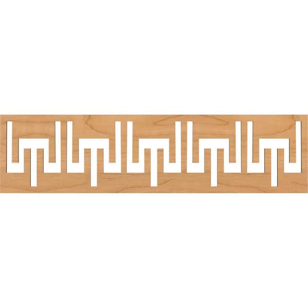 Ekena Millwork Victory Fretwork 0.375 in. D x 47 in. W x 12 in. L Maple Wood Panel Moulding