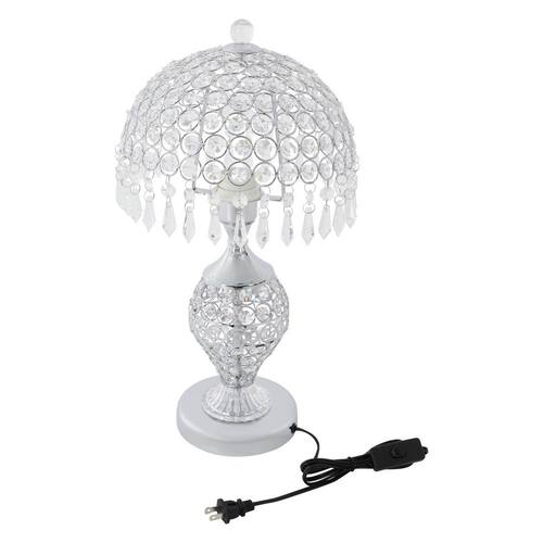 Silver Modern Luxury Decorative Crystal Plug-In Table