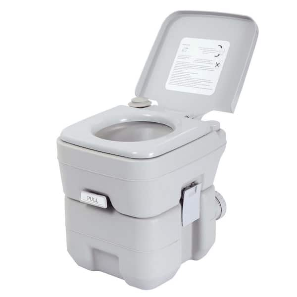 Whatseaso 1-piece 5.3 Gallons Per Flush and GPF Single Flush Square ...