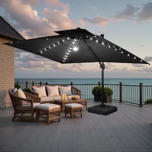 abba patio 10 ft square easy open offset outdoor umbrella Valencia 10ft Cantilever Tampa Bay Bandits '83-'85 Color:Gray/Purple/Black Glossy Designed for ease with Cat_Vintage & Leather Graduation Gifts