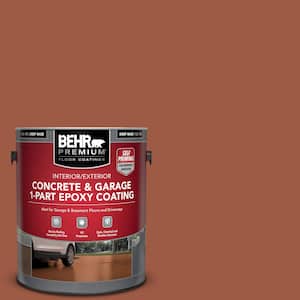 1 gal. #PFC-15 Santa Fe Self-Priming 1-Part Epoxy Satin Interior/Exterior Concrete and Garage Floor Paint