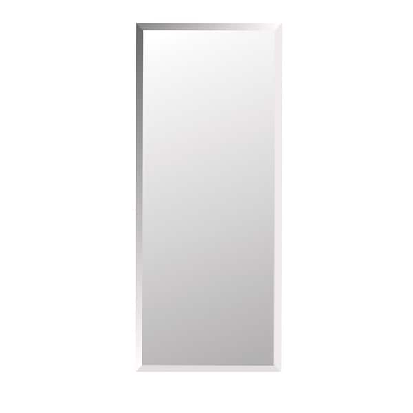 JENSEN 1 Horizon 16 in. W x 36 in. H x 4.5 in. D Frameless Recessed Bathroom Medicine Cabinet with Beveled Edge Mirror